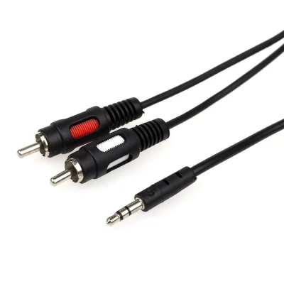 Кабель мультимедійний 3.5mm M to 2xRCA M 7.5m Atcom (10710)