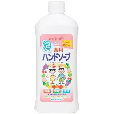Мило-пінка Rocket Soap Medicated Foaming Hand Soap Антибактеріальне Фруктовий аромат Змінний блок 450 мл (4571113801175)