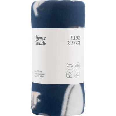 Плед Ardesto Fleece 100% поліестер, котики, синій 130х160 см (ART0725PB)