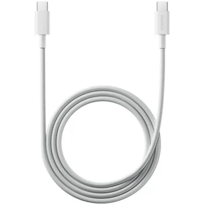 Дата кабель USB-C to USB-C 1.0m 6A braided white Xiaomi (1169403)