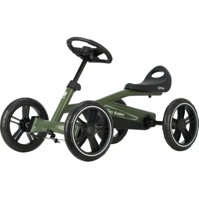 Веломобіль QPlay велокарт дитячий Go Kart Army Green (GK-01GoKartArmy Green)