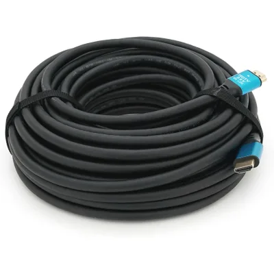 Кабель мультимедійний HDMI M to HDMI M 15.0m V2.0 4Kx2K black Merlion (YT-HDMI(M)/(M)4KV2.0-15m/19121)