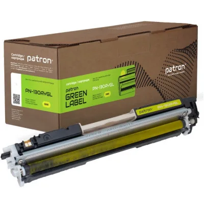 Тонер-картридж Patron HP 130A (CF352A) Green Label, yellow (PN-130AYGL)