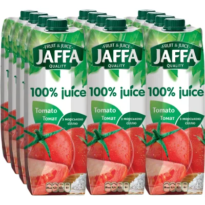 Сік Jaffa Томатний сік з сіллю 950 мл (4820003684931)
