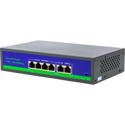 Комутатор мережевий PowerPlant POE0420L