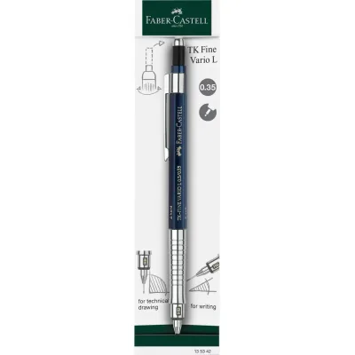 Олівець механічний Faber-Castell TK - Fine VARIO L Indigo, діаметр 0,3 / 0,35 мм (32527)