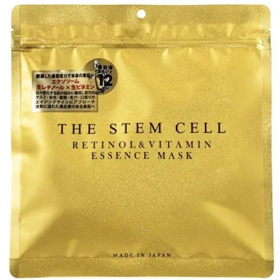 Маска для обличчя Kor Japan The Stem Cell Retinol & Vitamin Essence Mask 30 шт (4571365223213)