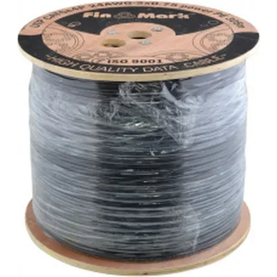 Кабель мережевий FinMark UTP 500м CAT5e 2P 24AWG PE B Pull Box (055850)