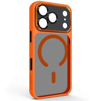 Чохол до мобільного телефона Armorstandart Unit-C MagCase SE Apple iPhone 17 Pro Orange Black (ARM86317)