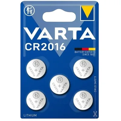 Батарейка Varta CR2016 BL 5 шт.