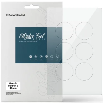 Плівка захисна Armorstandart Matte hydrogel Garmin Instinct E 40mm 6 pcs (ARM92024)