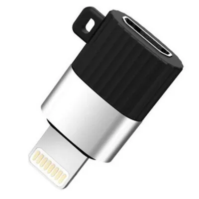 Перехідник Lightning M to Micro 5P F black XO (XO-NB149B-BK)