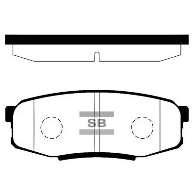Гальмівні колодки HI-Q SP1382