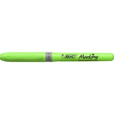 Маркер Bic текстовиділювач Grip, зелений (bc811932)