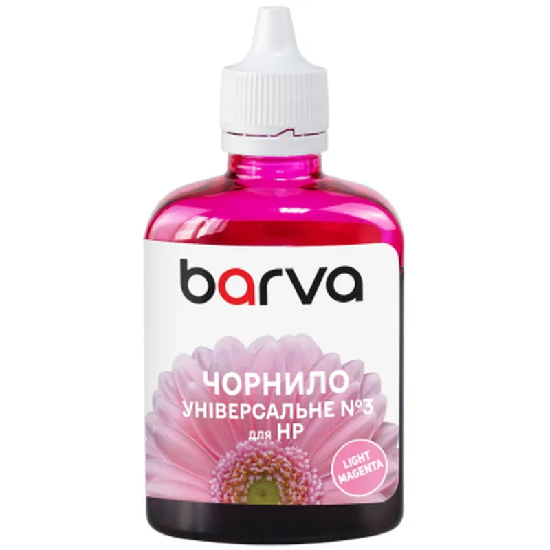 Чорнило Barva HP Universal-3 100ml LMagenta, water-soluble (HU3-968)