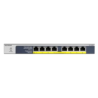 Комутатор мережевий Netgear GS108PP-100EUS