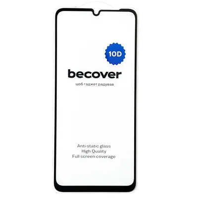 Скло захисне BeCover Poco C65 10D Black (711527)