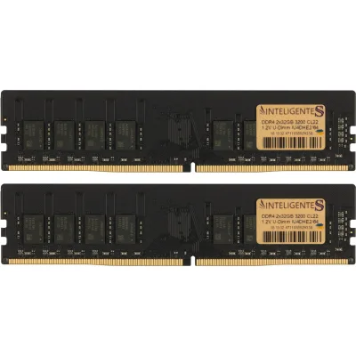 Модуль пам'яті для комп'ютера DDR4 64GB (2x32GB) 3200 MHz INTELIGENTES (IU4DHE2/64)
