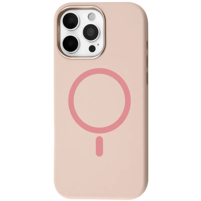 Чохол до мобільного телефона BeCover FIBRA Silicone OmniMag Apple iPhone 16 Pro Max Light Pink (716238)