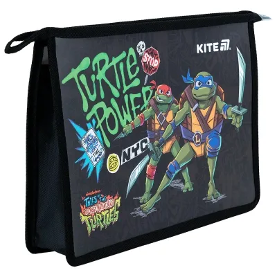 Папка на блискавці Kite A4+ Ninja Turtles (NT25-428)