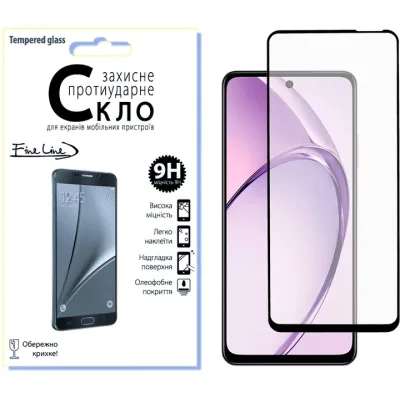 Скло захисне Fine Line OPPO A3X/A3 Black (FL-TGFG-377)