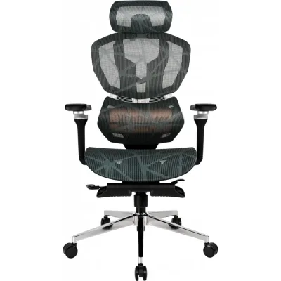 Крісло ігрове GT Racer X-7002 Black/Black/Green (X-7002 Black/Black/Green (Massage))