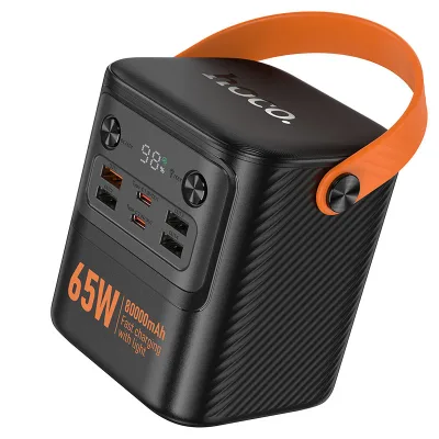 Батарея універсальна HOCO 80000mAh Pro Tough PD/65W Black (J152 / 714982)