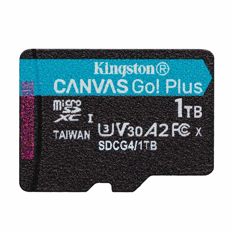 Карта пам'яті Kingston 1TB microSDXC сlass 10 UHS-I U3 V30 A2 Canvas Go Plus G4 (SDCG4/1TBSP)