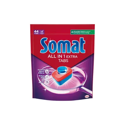 Таблетки для посудомийних машин Somat All in 1 Extra 44 шт. (9000101809190)