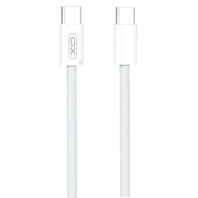 Дата кабель USB-C to USB-C 1.0m 60W white XO (NBQ260A_С_White)