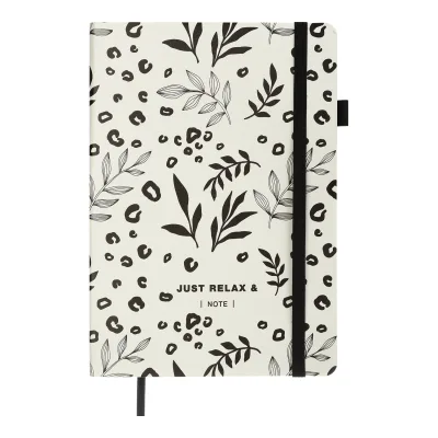 Книга записна Buromax RELAX А5 96 аркушів крапка, білий (BM.295301-12)