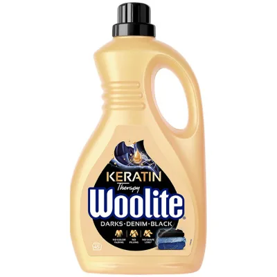 Гель для прання Woolite Для чорних, темних та джинсових тканин З кератином 2.7 л (5900627090482)