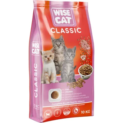 Сухий корм для кішок Wise Cat Classic 400 г (4820111141708)