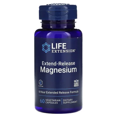 Мінерали Life Extension Магній пролонгованої дії, Extend-Release Magnesium, 60 (LEX-21076)