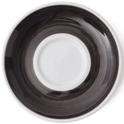 Блюдце Ancap серія Verona Millecolori 14,5 см Black для серій "Verona/Torino/Bari/Palermo Millecolori" (34418)