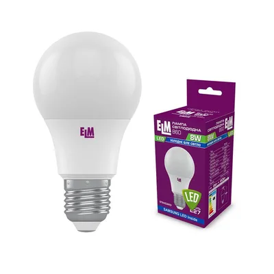Лампочка ELM B60 8W PA10S E27 4000K (18-0186)