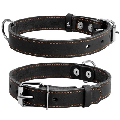 Нашийник для тварин Collar одинарний Ш 35 мм Д 48-63 см чорний (02731)
