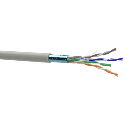 Кабель мережевий OK-Net FTP 100м cat.5e (F/UTP-cat.5E-SL) (КПВЭ-ВП (100) 4*2*0,48 / 100)