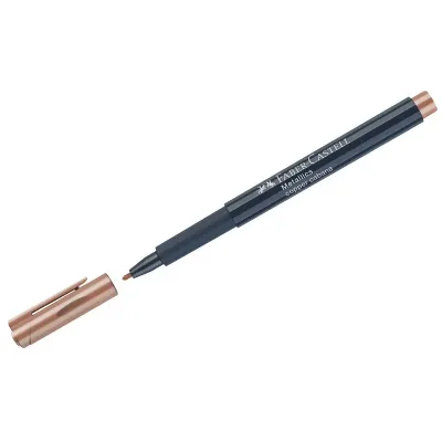 Маркер Faber-Castell металік для декору Metallics Marker Copper cabana, M (1,5 мм), колір мідний (30348)