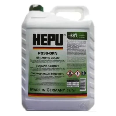 Антифриз HEPU концентрат зелений 5 л. (107301)