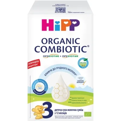 Дитяча суміш HiPP молочна Combiotic 3 +12 міс. 500 г (9062300138785)