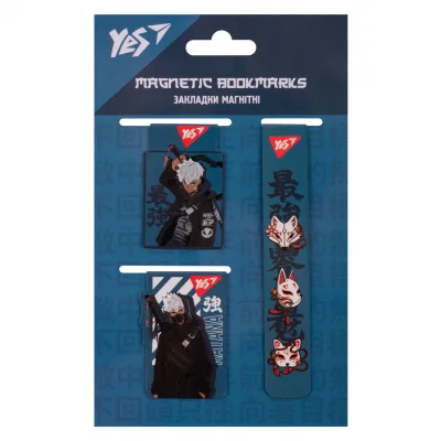 Закладки для книг Yes магнітні Anime 3 шт (708359)