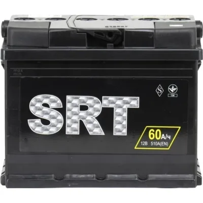 Акумулятор автомобільний SRT 6СТ-60АЗ (0) (-/+) (L2) 510А 12V