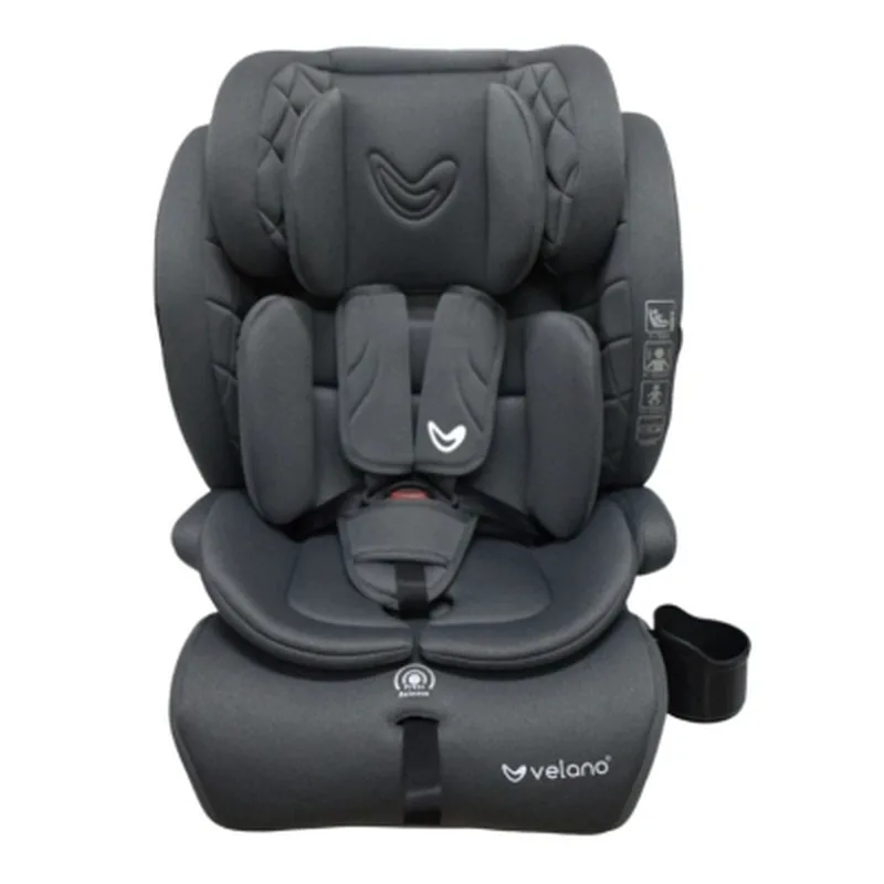 Автокрісло Velano Flexo i-Size 76150 см, ISOFIX + Top Tether/ремінь, grey (48414)
