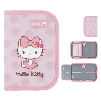 Пенал Kite Hello Kitty 621 HK-1, без наповнення, 1 відділення, 1 відворот (HK26-621-1)