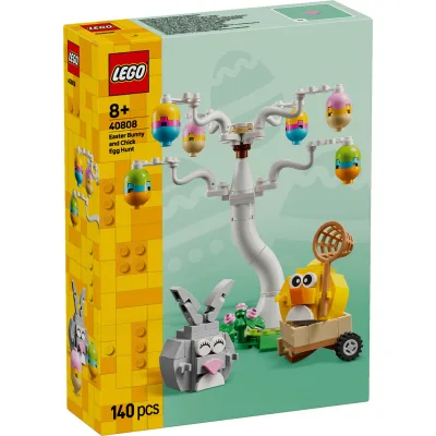 Конструктор LEGO Великодній кролик і полювання на курячі яйця (40808)