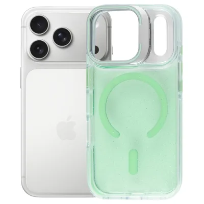 Чохол до мобільного телефона BeCover FIBRA Star Shine MagSafe Apple iPhone 17 Pro Max Green (715434)
