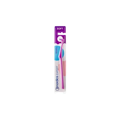 Зубна щітка Nordics Single Tuft Soft Violet Монопучкова (3800503056002)