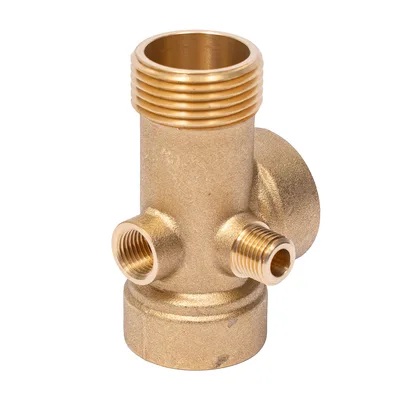 З'єднувач п'ятививідний 80мм 1"М×1"F×1"F×1/4"M×1/4"F AQUATICA (779598)