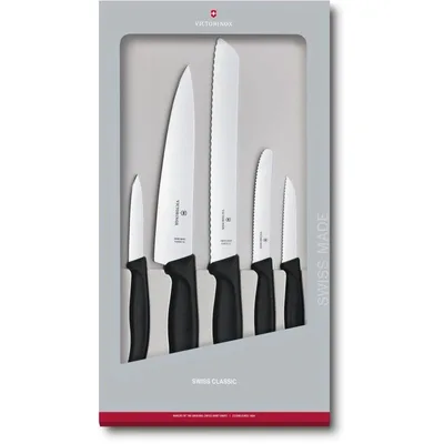 Набір ножів Victorinox SwissClassic 5 шт Black (6.7133.5G)